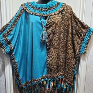 Handmade Quality Original Pullover Design Cape Shawl Sweater, On…